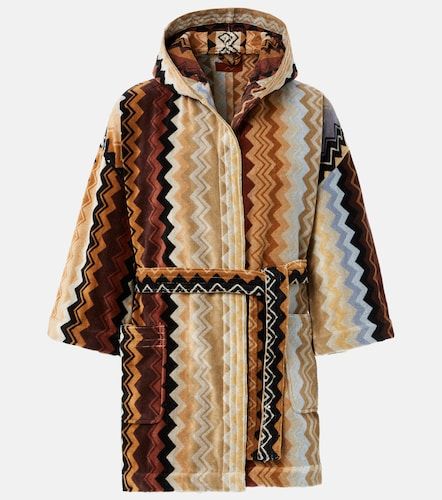 Bata Giacomo de rizo de algodón en zigzag - Missoni - Modalova