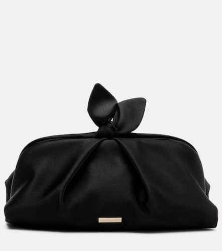 Bow Tie Small velvet clutch - Aquazzura - Modalova