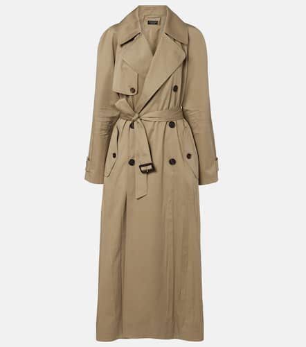 Trench-coat Cocoon en coton - Balenciaga - Modalova
