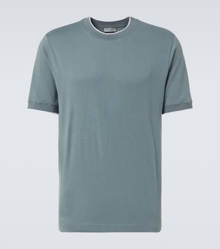 Canali Cotton-blend jersey T-shirt - Canali - Modalova