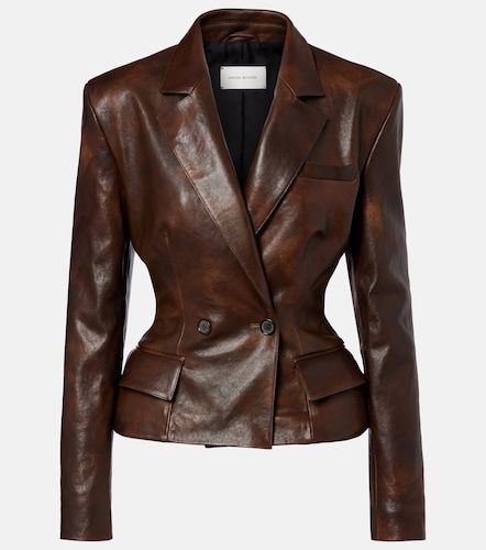 Magda Butrym Peplum leather jacket - Magda Butrym - Modalova