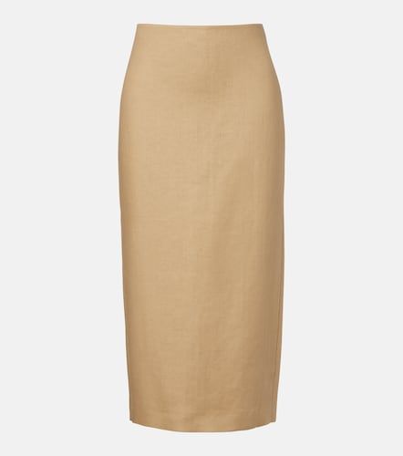 Gonna a matita Veranda in lino - Max Mara - Modalova