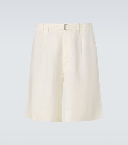 Stòffa Bermudas de lino con cinturón - Stoffa - Modalova