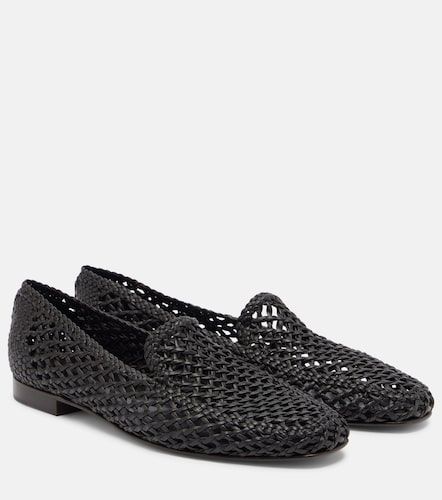 Soft woven leather slip-on shoes - Le Monde Beryl - Modalova