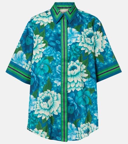 Alémais Camisa oversized Margo de algodón estampada - Alemais - Modalova