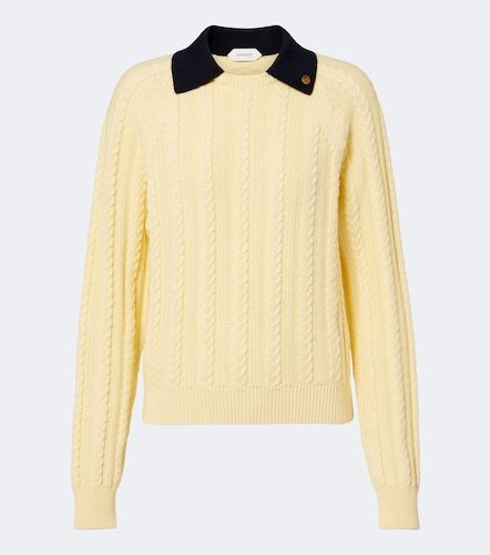 Pullover Medusa in cotone a trecce - Versace - Modalova