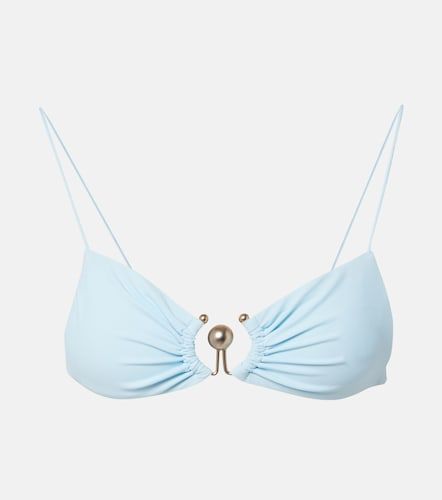 Top bikini con ruches e dettagli ad anello - Christopher Esber - Modalova