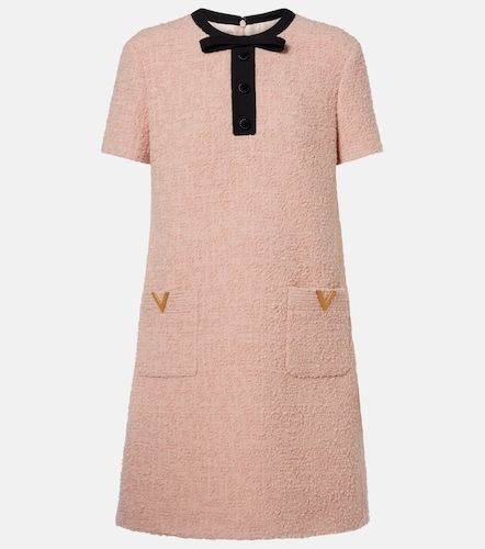 VGold wool-blend tweed minidress - Valentino Garavani - Modalova