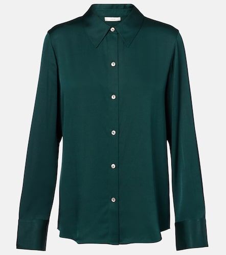 Camisa de satén en mezcla de seda - Vince - Modalova