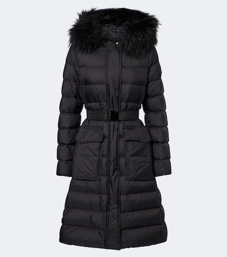 Moncler Piumino con shearling - Moncler - Modalova