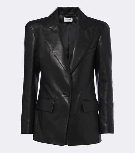 Felpa in jersey di cotone con logo - Balmain - Modalova