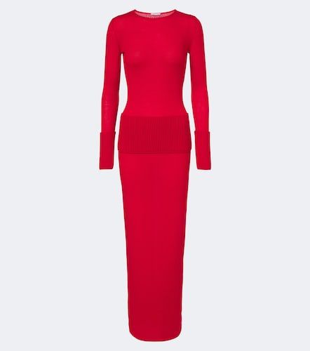 Alaïa Abito lungo in lana - Alaia - Modalova