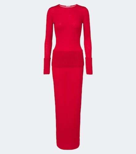 Alaia Wool maxi dress - Alaia - Modalova