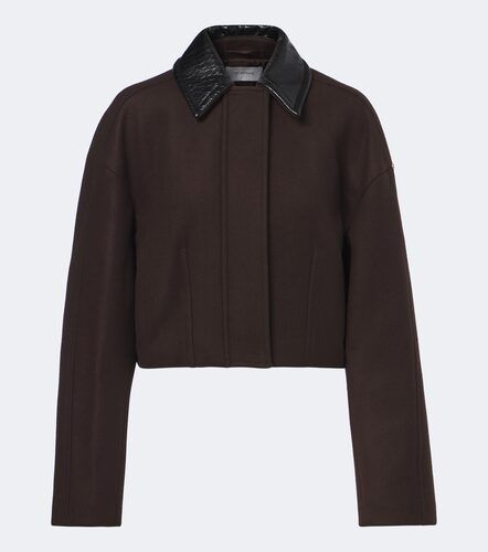 Cropped-Jacke aus Schurwolle - Sportmax - Modalova
