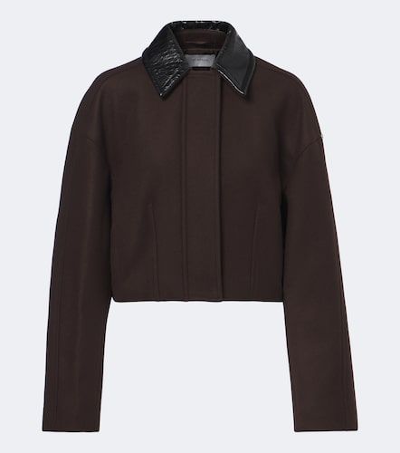 Sportmax Cropped virgin wool jacket - Sportmax - Modalova