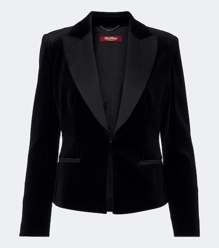 Blazer Elegante de terciopelo de algodón - Max Mara - Modalova
