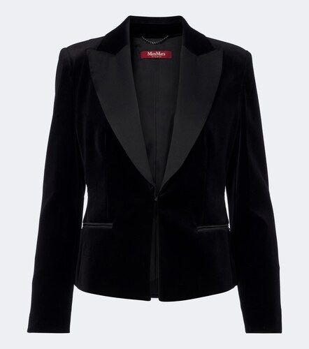 Giacca Elegante in velluto con raso - Max Mara - Modalova