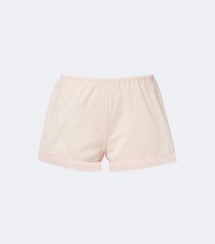 Shorts Lightness de algodón con encaje - Eres - Modalova