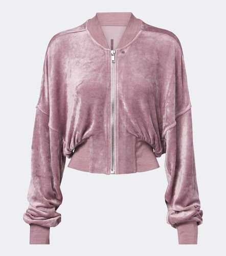Chaqueta bomber Flight de terciopelo - Rick Owens - Modalova