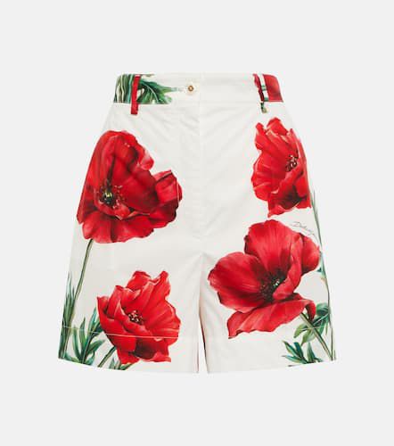 Shorts de algodón floral - Dolce&Gabbana - Modalova