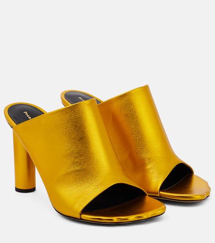 Metallic leather mules - Proenza Schouler - Modalova