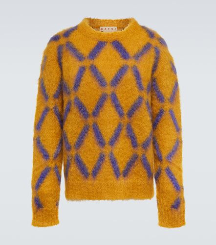 Marni Intarsia mohair-blend sweater - Marni - Modalova