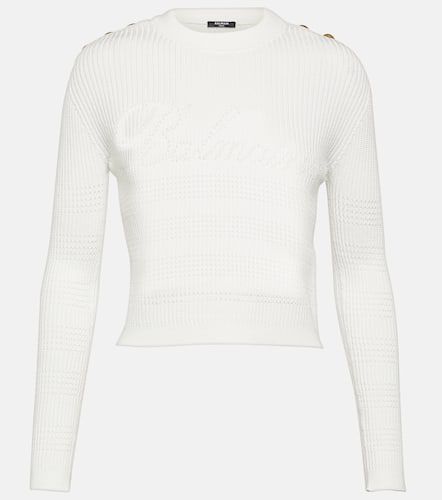 Balmain Embellished knitted top - Balmain - Modalova