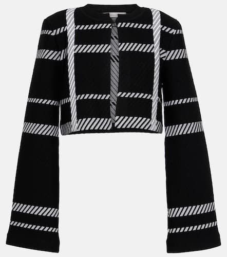 Check Challenge cropped cardigan - Dorothee Schumacher - Modalova