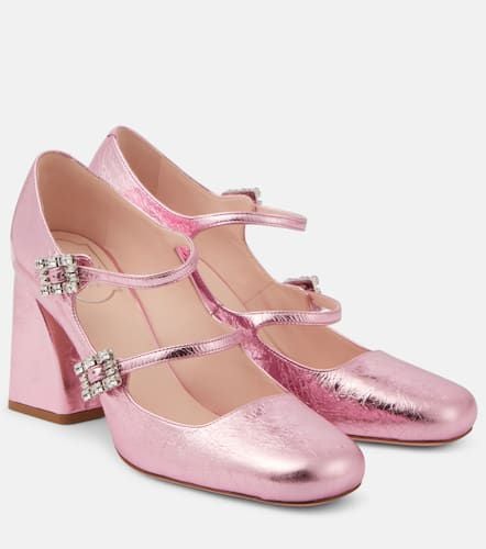 TrÃ¨s Vivier Babies Mini metallic leather pumps - Roger Vivier - Modalova