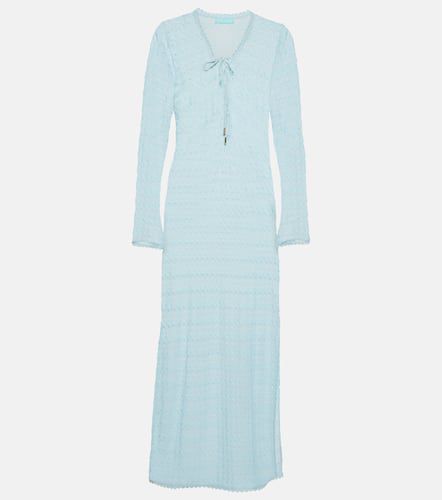 Maddison lace-up knitted midi dress - Melissa Odabash - Modalova