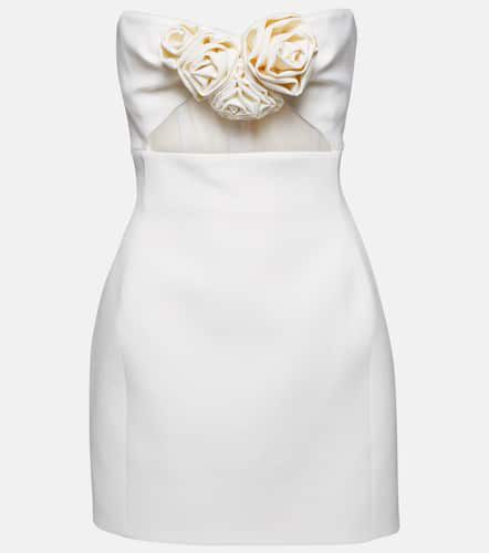 Floral-appliquÃ© wool bustier dress - Magda Butrym - Modalova