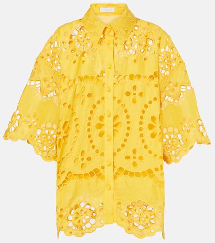 Pop broderie anglaise linen shirt - Zimmermann - Modalova