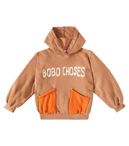 Shadow colorblocked cotton hoodie - Bobo Choses - Modalova