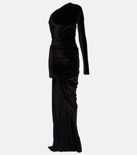 Asymmetric one-shoulder velvet gown - Balenciaga - Modalova