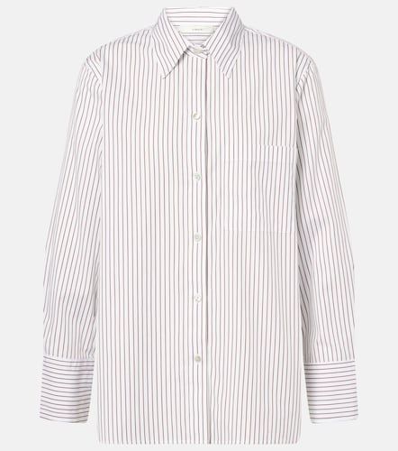 Camisa de popelín de algodón a rayas - Vince - Modalova