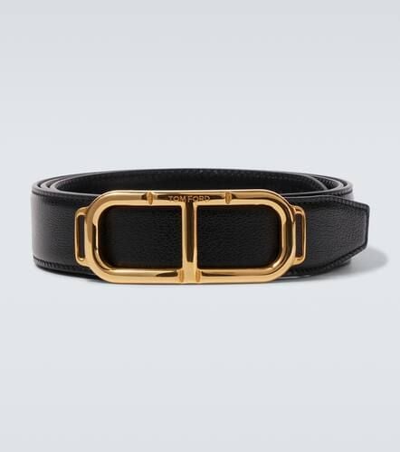 Tom Ford Stadium T leather belt - Tom Ford - Modalova