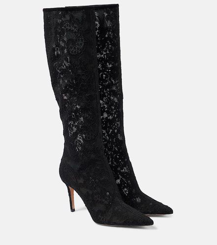 Botas altas Claudia 85 de encaje - Gianvito Rossi - Modalova