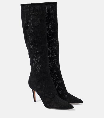 Claudia 85 lace knee-high boots - Gianvito Rossi - Modalova