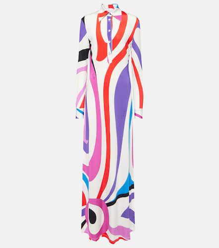 Marmo satin jersey shirt dress - Pucci - Modalova