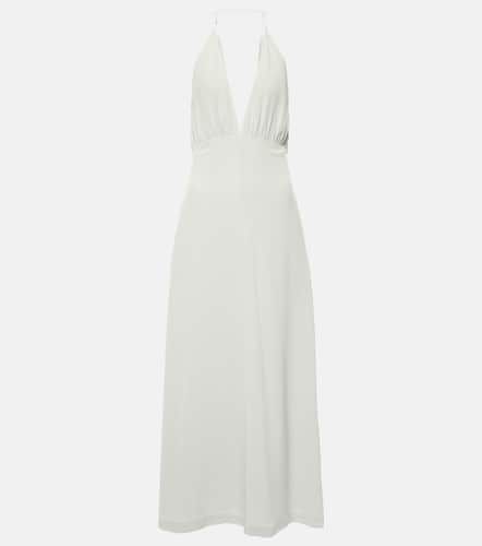 Halterneck silk crÃªpe de chine maxi dress - Toteme - Modalova