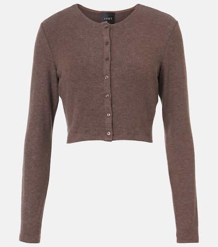 Cárdigan cropped Lauren de jersey - Leset - Modalova