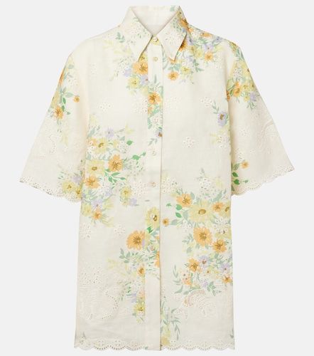Alémais Camisa Juliette de lino floral - Alemais - Modalova