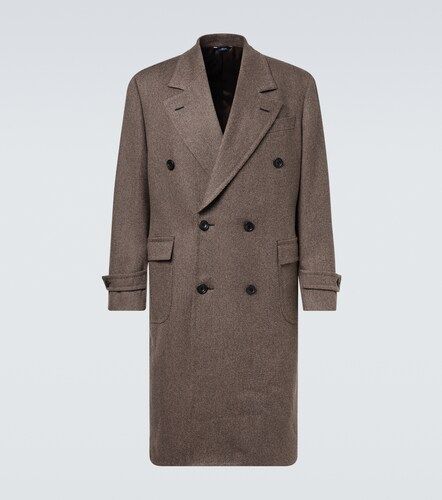 Double-breasted wool overcoat - Thom Sweeney - Modalova