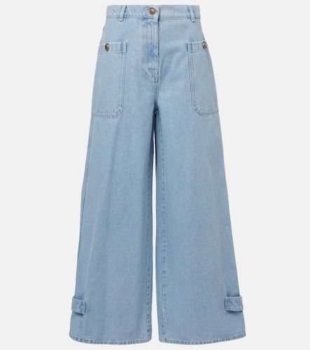Jeans Pugnale a gamba larga e vita alta - Max Mara - Modalova