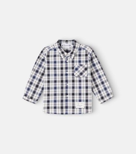 Bebé - camisa Malo de algodón a cuadros - Bonpoint - Modalova
