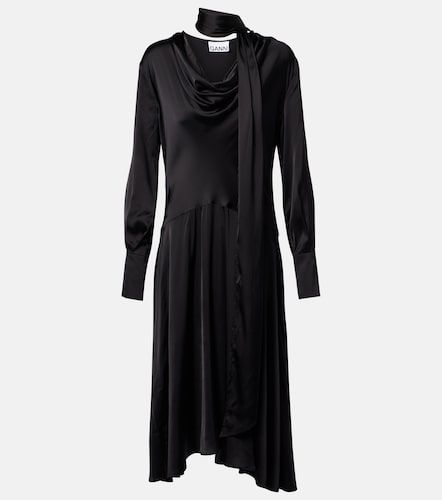 Ganni Asymmetric midi dress - Ganni - Modalova