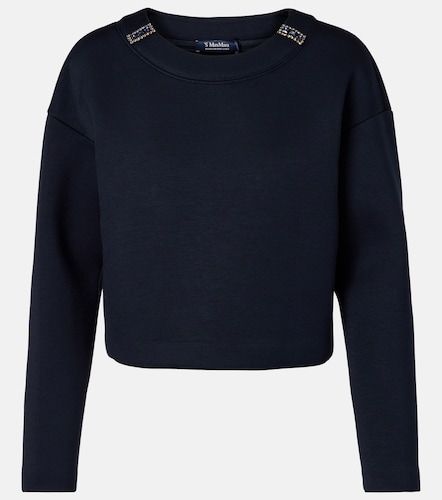 Embellished jersey sweatshirt - 'S Max Mara - Modalova