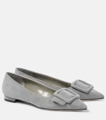 Bailarinas Maysalepumpflat de ante - Manolo Blahnik - Modalova