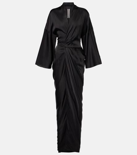 Hollywood charmeuse wrap dress - Rick Owens - Modalova