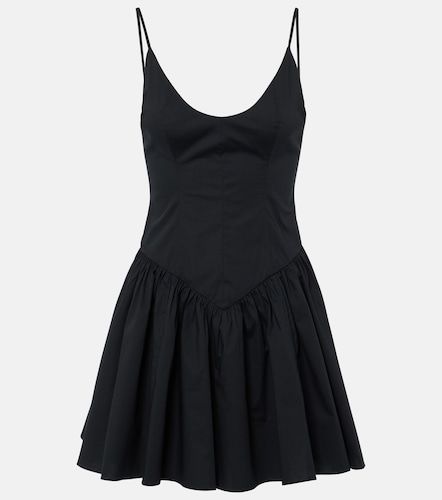 Vestido corto Dena de popelín de algodón - Staud - Modalova